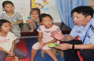 江北交警走進洪塘基地萌芽樂園